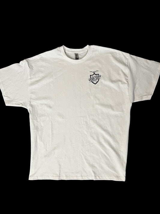 T-BARS AND SHIELD TEE (White)